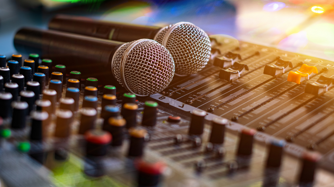 Professional audio visual, lighting, staging, and live production