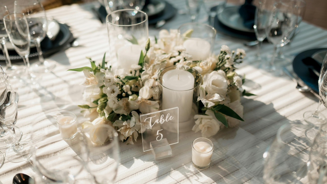 Custom floral styling enhancing event atmosphere and aesthetics